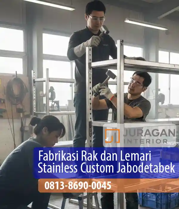 Jasa Fabrikasi Rak & Lemari Stainless Custom