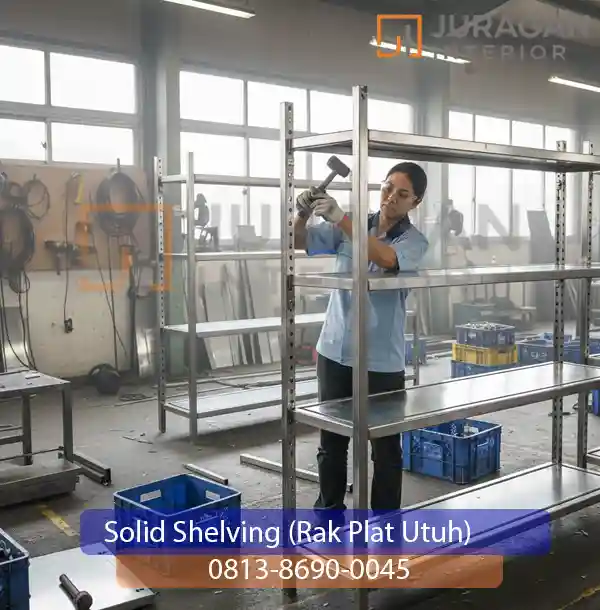 solid shelving (rak plat utuh) 2