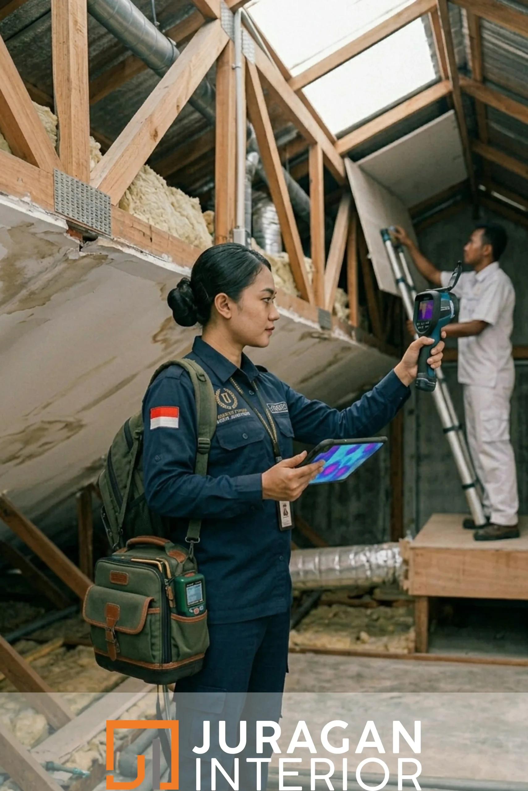 Inspeksi Atap dan Kelembapan (Moisture Detection)