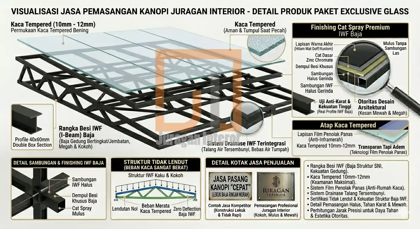 Paket Exclusive Glass Otoritas Desain Arsitektural