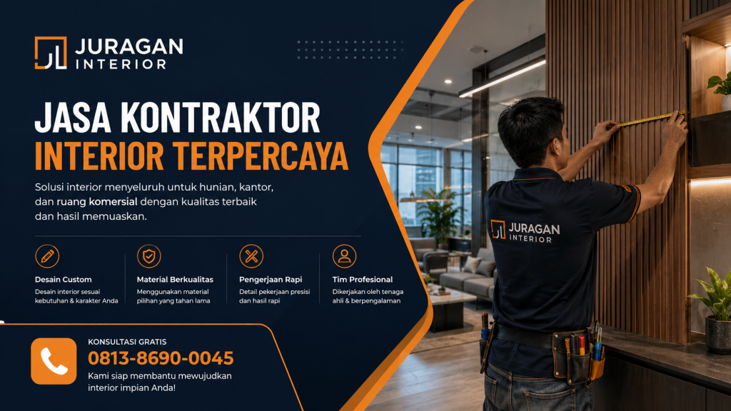Tips Memilih Kontraktor Interior Terpercaya agar Proyek Lebih Aman dan Rapi