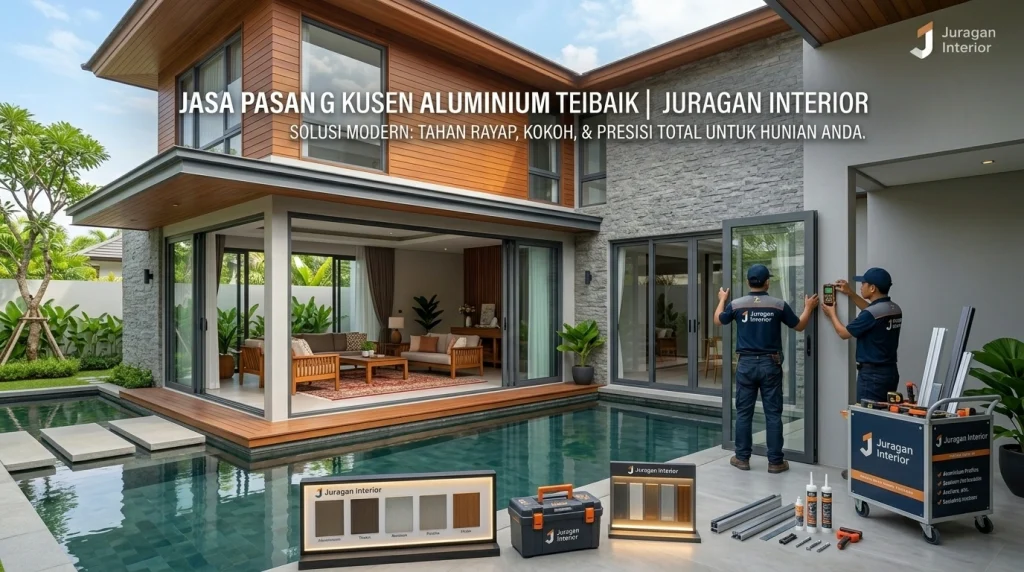 Pintu Lipat Alumunium: Solusi Ruangan Terbuka Estetis