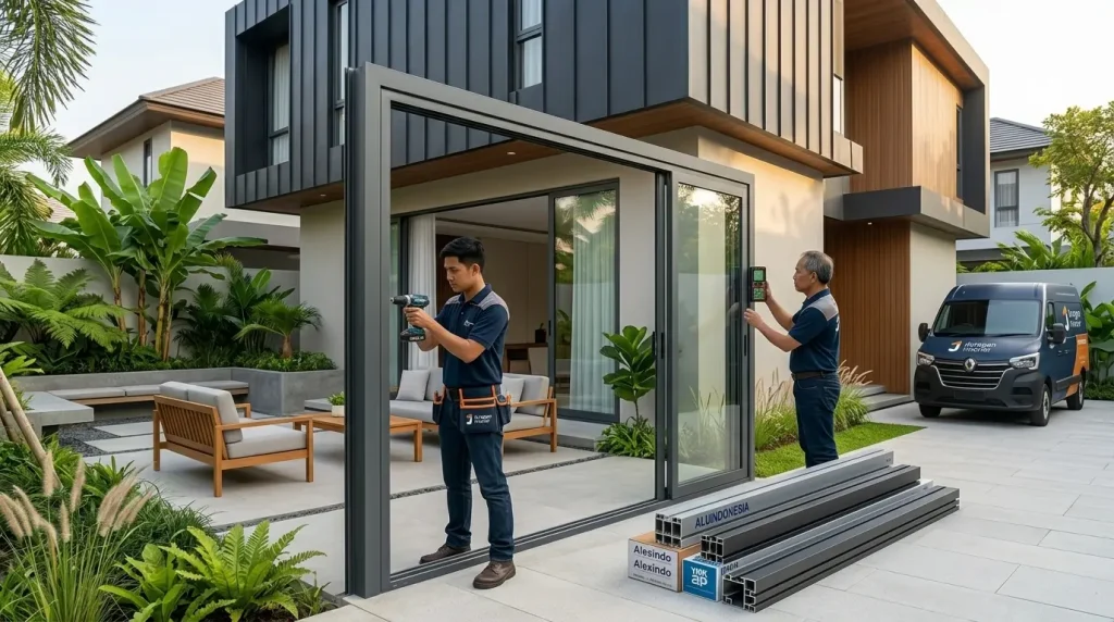 Jendela Aluminium Minimalis untuk Rumah Estetis