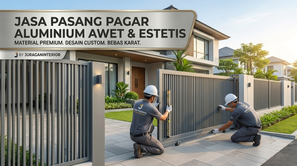 Jasa Pasang Pagar Aluminium Awet & Estetis