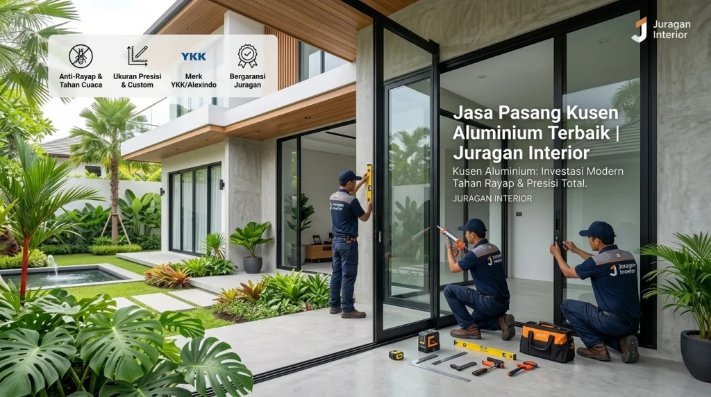 Jasa Pasang Pintu Sliding Aluminium