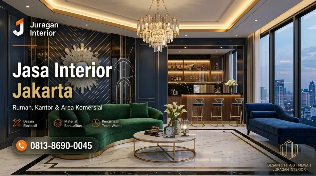 Art Deco Interior Design: Pola Geometris & Fit-Out Mewah
