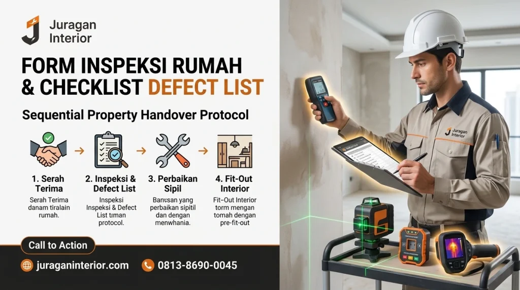 Form Inspeksi Rumah & Checklist Defect List Jasa Interior
