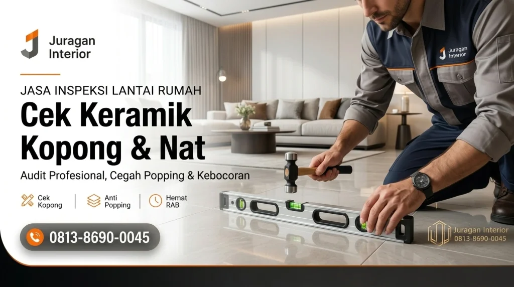 Jasa Inspeksi Lantai Rumah: Cek Keramik Kopong & Nat