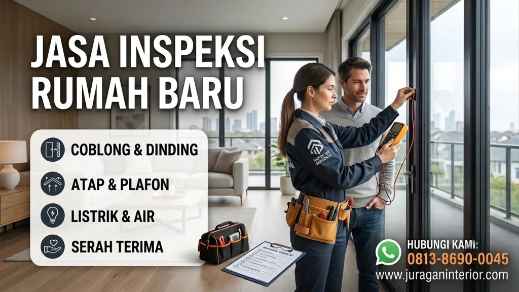 Jasa Inspeksi Rumah Baru: Panduan Cek Bangunan & Serah Terima