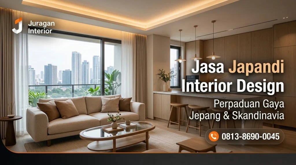 Jasa Japandi Interior Design: Perpaduan Gaya Jepang & Skandinavia