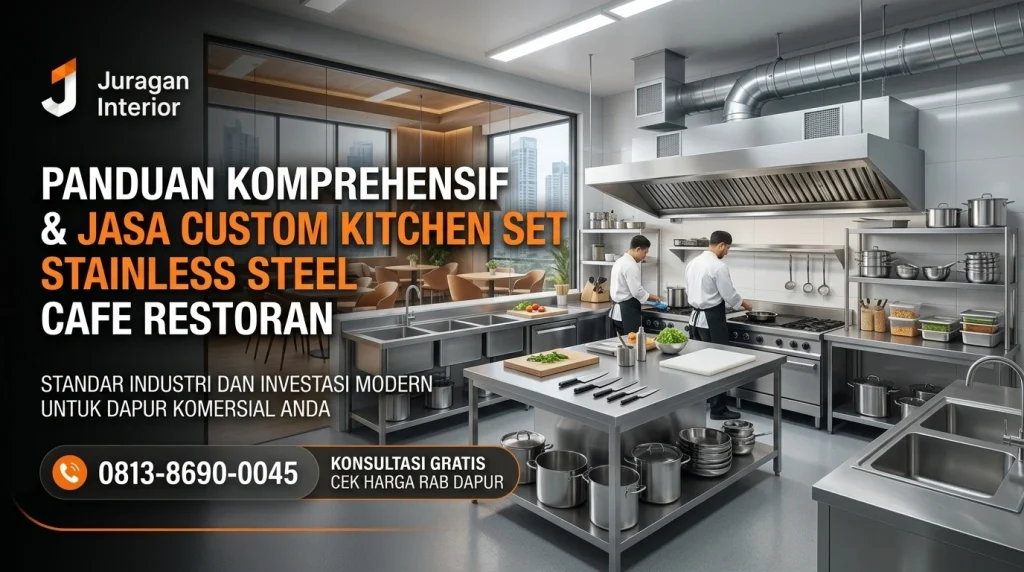 Panduan & Jasa Kitchen Set Stainless Steel Cafe Restoran