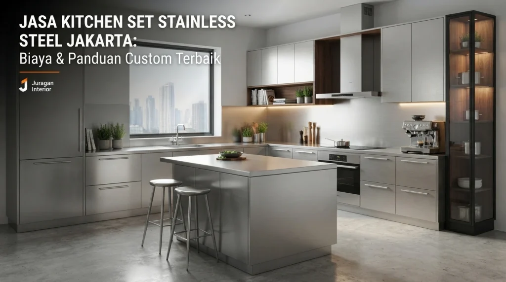 Jasa Kitchen Set Stainless Steel Jakarta & Biaya Custom