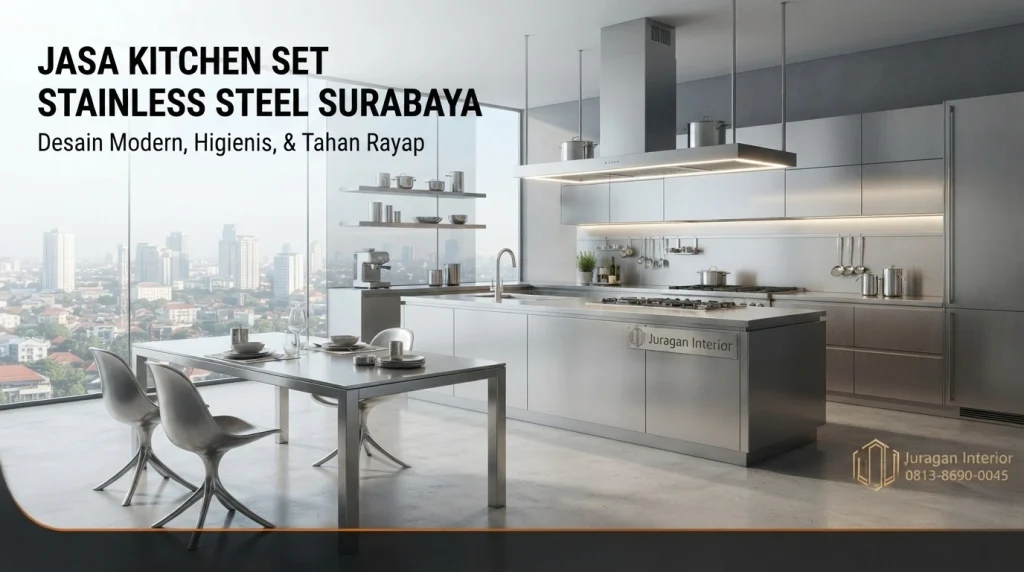 Jasa Kitchen Set Stainless Steel Surabaya: Desain & Harga