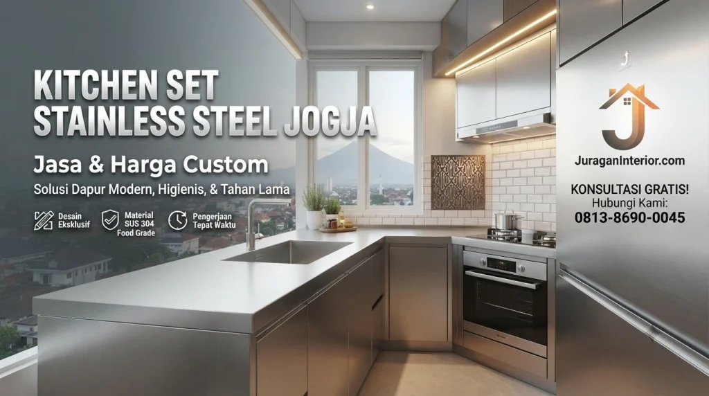 Kitchen Set Stainless Steel Jogja: Jasa & Harga Custom