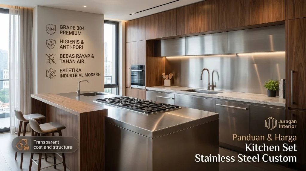 Jasa Kitchen Set Stainless Steel Custom: Panduan & Harga