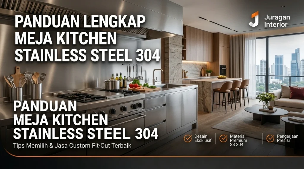 Meja Stainless Steel untuk Kitchen Dapur 304: Tips & Jasa