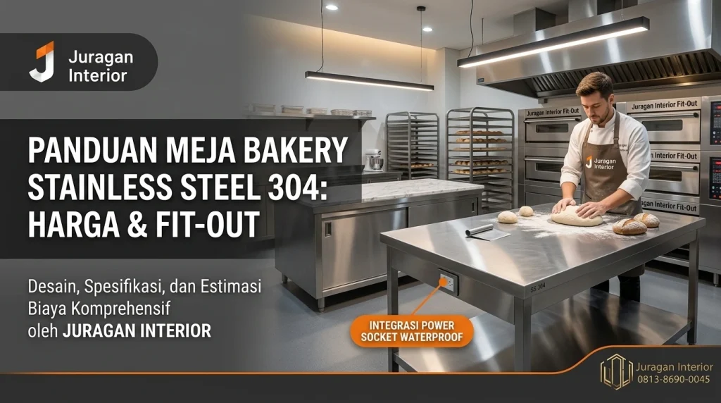 Panduan Meja Bakery Stainless Steel 304: Harga & Fit-Out