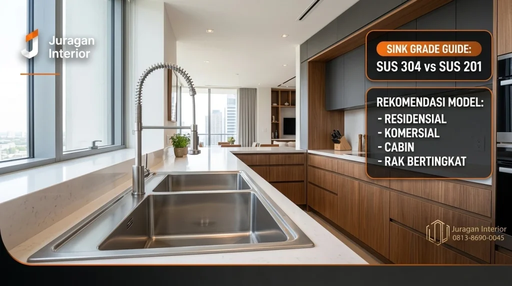 Meja Cuci Piring Stainless Steel: Model & Harga Terbaik